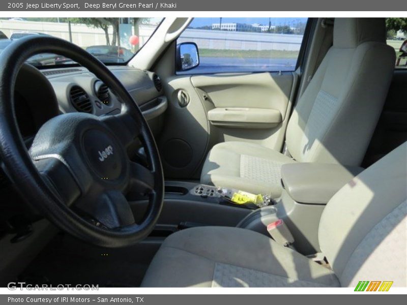 Deep Beryl Green Pearl / Khaki 2005 Jeep Liberty Sport