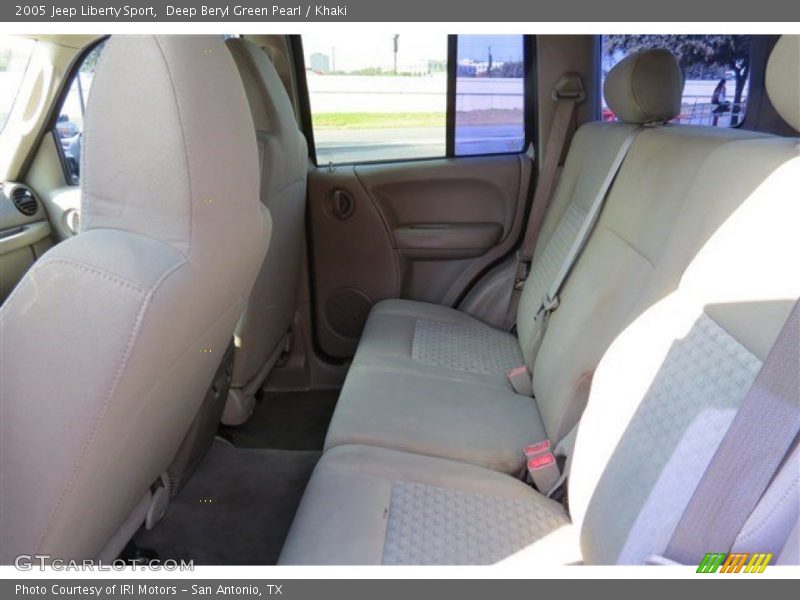 Deep Beryl Green Pearl / Khaki 2005 Jeep Liberty Sport