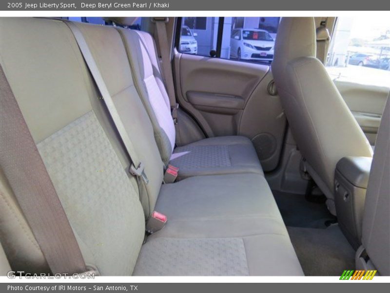 Deep Beryl Green Pearl / Khaki 2005 Jeep Liberty Sport
