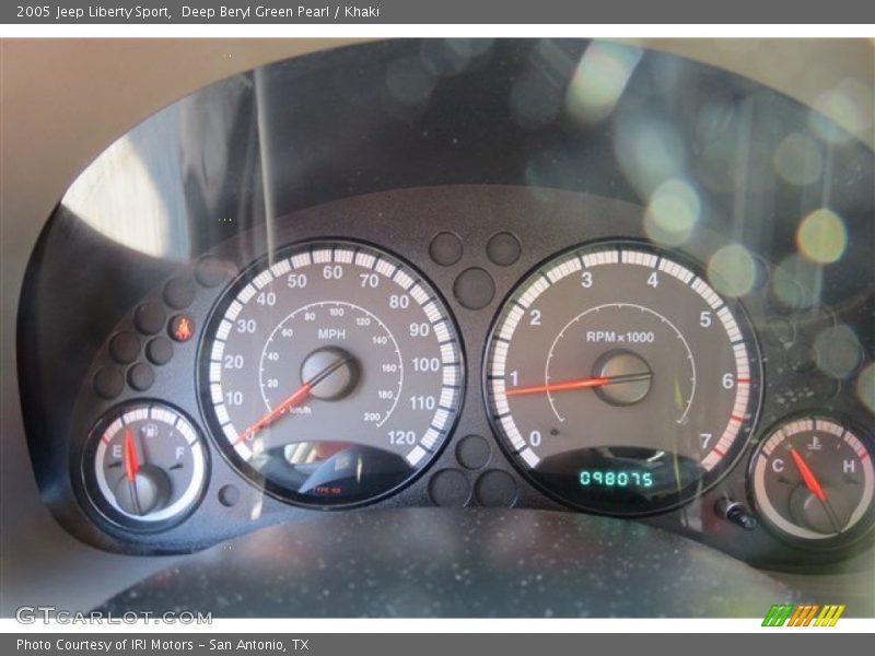 Deep Beryl Green Pearl / Khaki 2005 Jeep Liberty Sport
