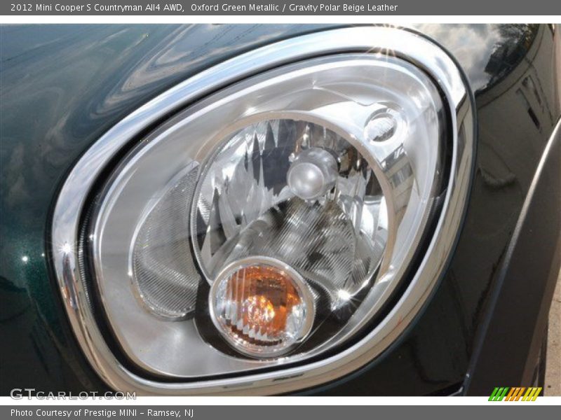 Oxford Green Metallic / Gravity Polar Beige Leather 2012 Mini Cooper S Countryman All4 AWD