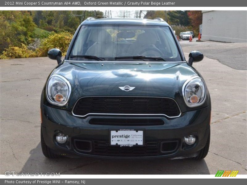Oxford Green Metallic / Gravity Polar Beige Leather 2012 Mini Cooper S Countryman All4 AWD