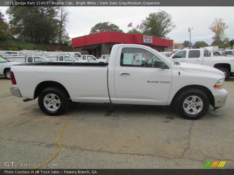 Bright White / Dark Slate Gray/Medium Graystone 2011 Dodge Ram 1500 ST Regular Cab
