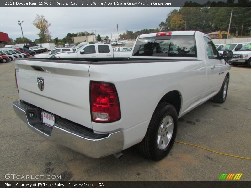 Bright White / Dark Slate Gray/Medium Graystone 2011 Dodge Ram 1500 ST Regular Cab