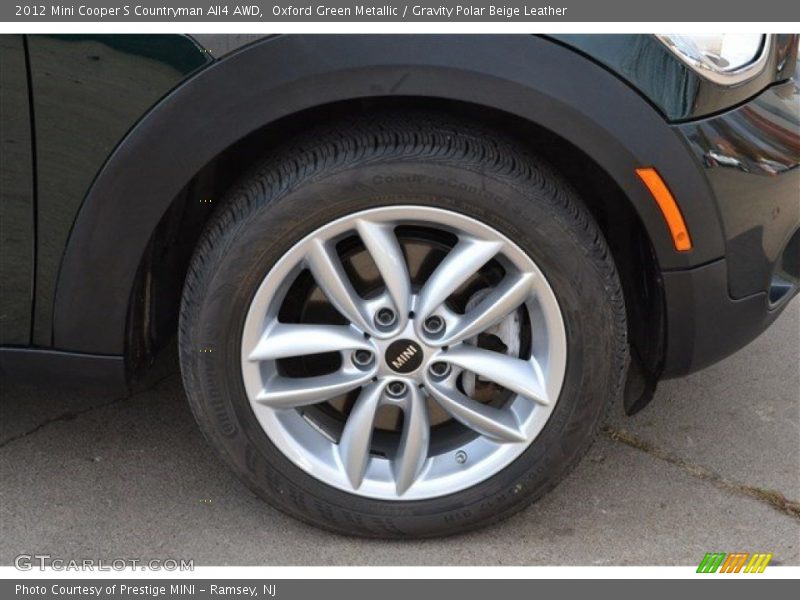 Oxford Green Metallic / Gravity Polar Beige Leather 2012 Mini Cooper S Countryman All4 AWD