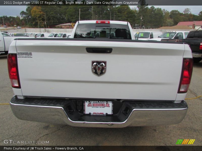 Bright White / Dark Slate Gray/Medium Graystone 2011 Dodge Ram 1500 ST Regular Cab