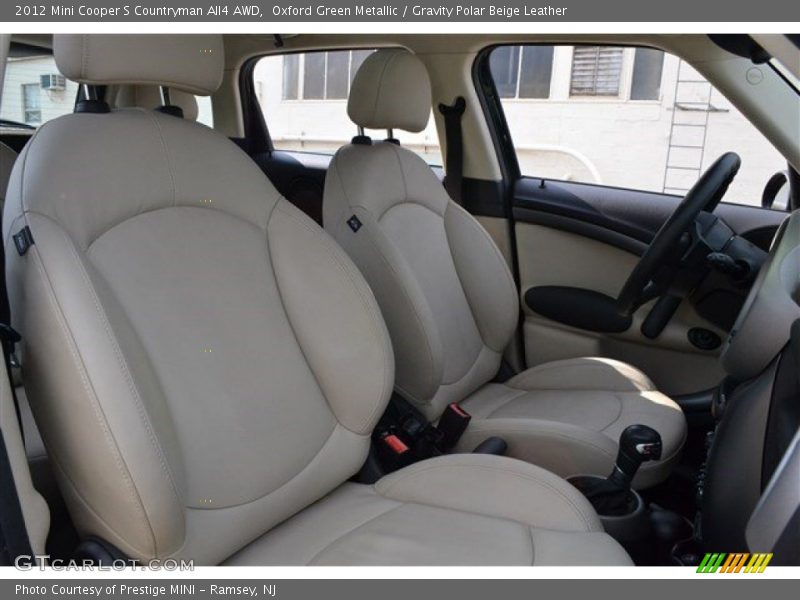 Oxford Green Metallic / Gravity Polar Beige Leather 2012 Mini Cooper S Countryman All4 AWD