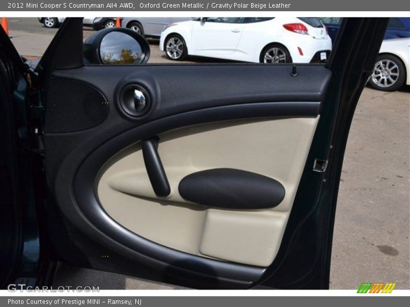 Oxford Green Metallic / Gravity Polar Beige Leather 2012 Mini Cooper S Countryman All4 AWD