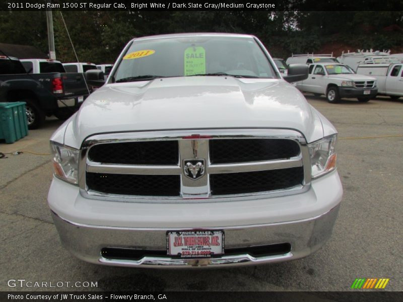 Bright White / Dark Slate Gray/Medium Graystone 2011 Dodge Ram 1500 ST Regular Cab