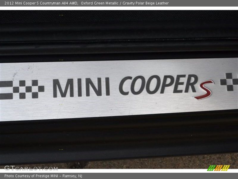 Oxford Green Metallic / Gravity Polar Beige Leather 2012 Mini Cooper S Countryman All4 AWD