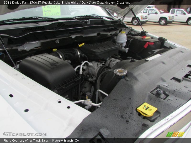 Bright White / Dark Slate Gray/Medium Graystone 2011 Dodge Ram 1500 ST Regular Cab