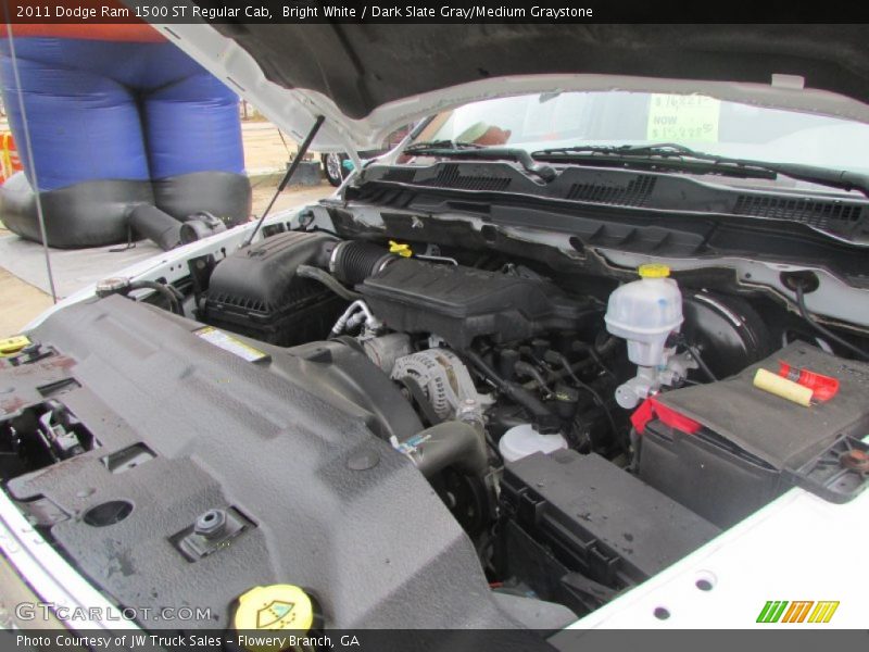 Bright White / Dark Slate Gray/Medium Graystone 2011 Dodge Ram 1500 ST Regular Cab
