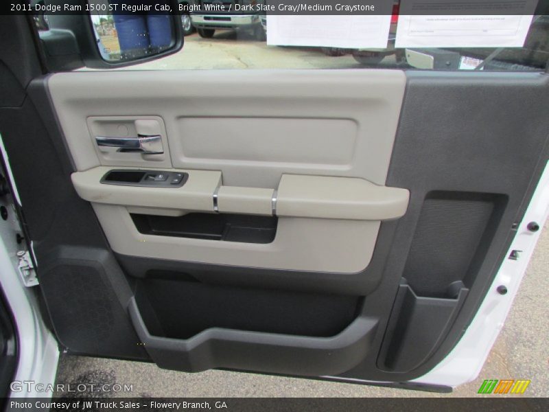Bright White / Dark Slate Gray/Medium Graystone 2011 Dodge Ram 1500 ST Regular Cab