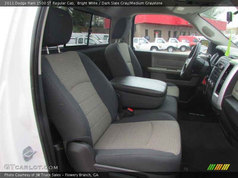 Bright White / Dark Slate Gray/Medium Graystone 2011 Dodge Ram 1500 ST Regular Cab