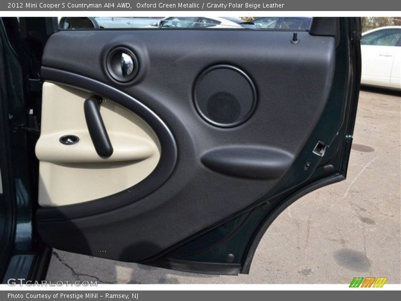 Oxford Green Metallic / Gravity Polar Beige Leather 2012 Mini Cooper S Countryman All4 AWD