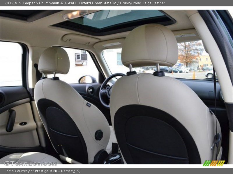 Oxford Green Metallic / Gravity Polar Beige Leather 2012 Mini Cooper S Countryman All4 AWD
