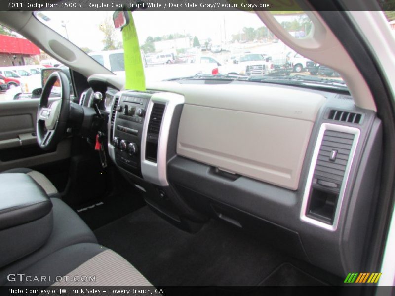 Bright White / Dark Slate Gray/Medium Graystone 2011 Dodge Ram 1500 ST Regular Cab