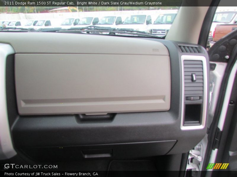 Bright White / Dark Slate Gray/Medium Graystone 2011 Dodge Ram 1500 ST Regular Cab