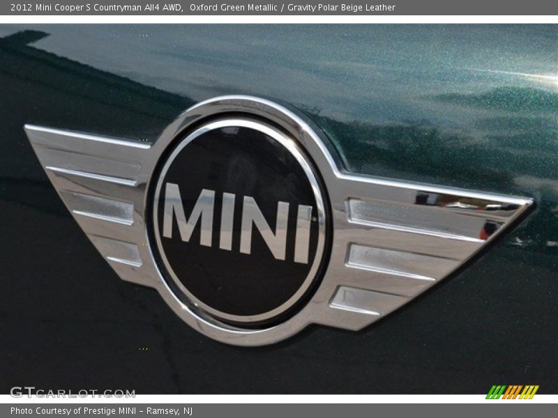 Oxford Green Metallic / Gravity Polar Beige Leather 2012 Mini Cooper S Countryman All4 AWD