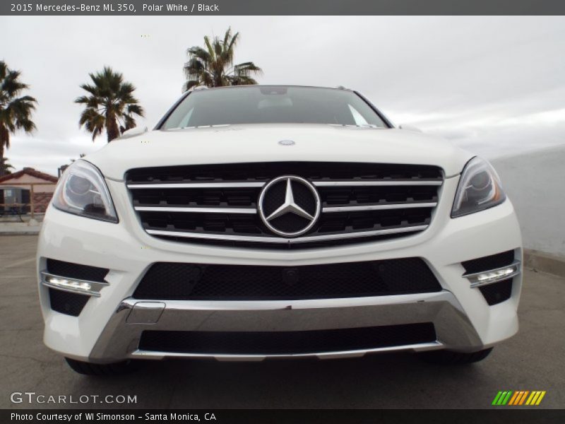 Polar White / Black 2015 Mercedes-Benz ML 350