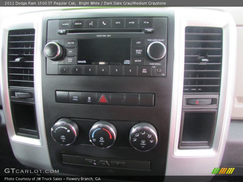 Bright White / Dark Slate Gray/Medium Graystone 2011 Dodge Ram 1500 ST Regular Cab