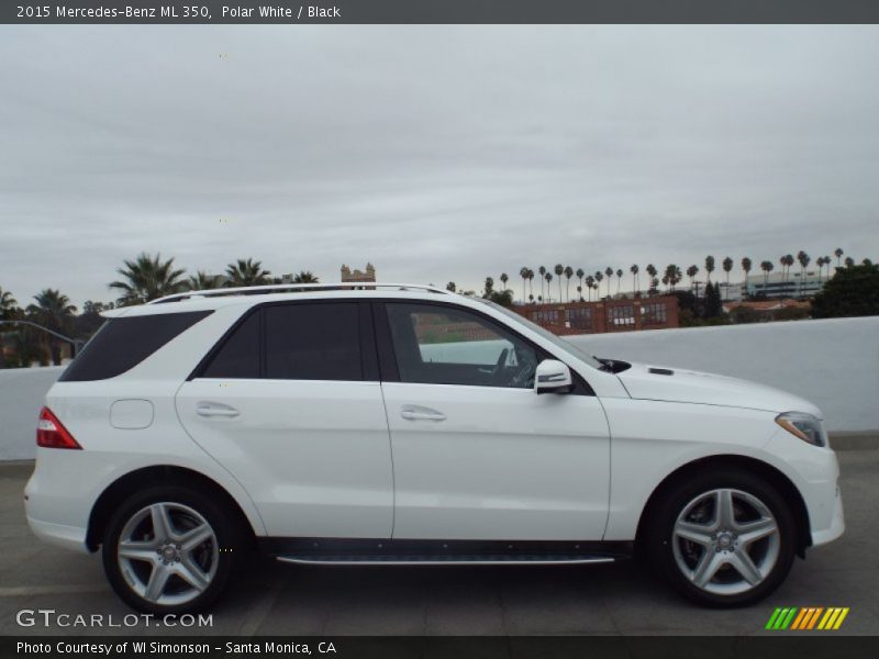 Polar White / Black 2015 Mercedes-Benz ML 350