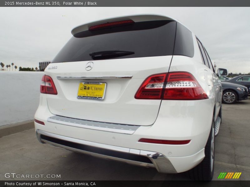 Polar White / Black 2015 Mercedes-Benz ML 350