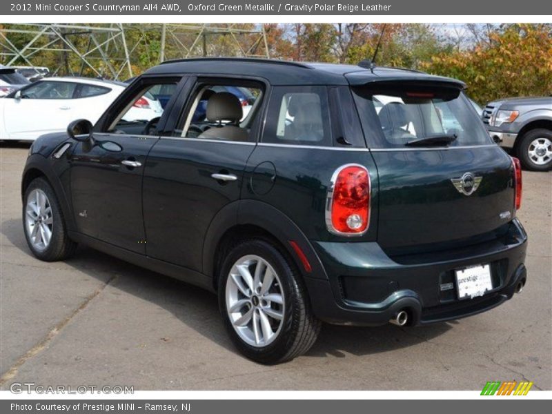 Oxford Green Metallic / Gravity Polar Beige Leather 2012 Mini Cooper S Countryman All4 AWD