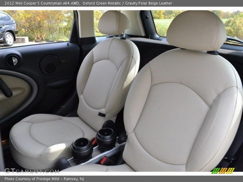 Oxford Green Metallic / Gravity Polar Beige Leather 2012 Mini Cooper S Countryman All4 AWD
