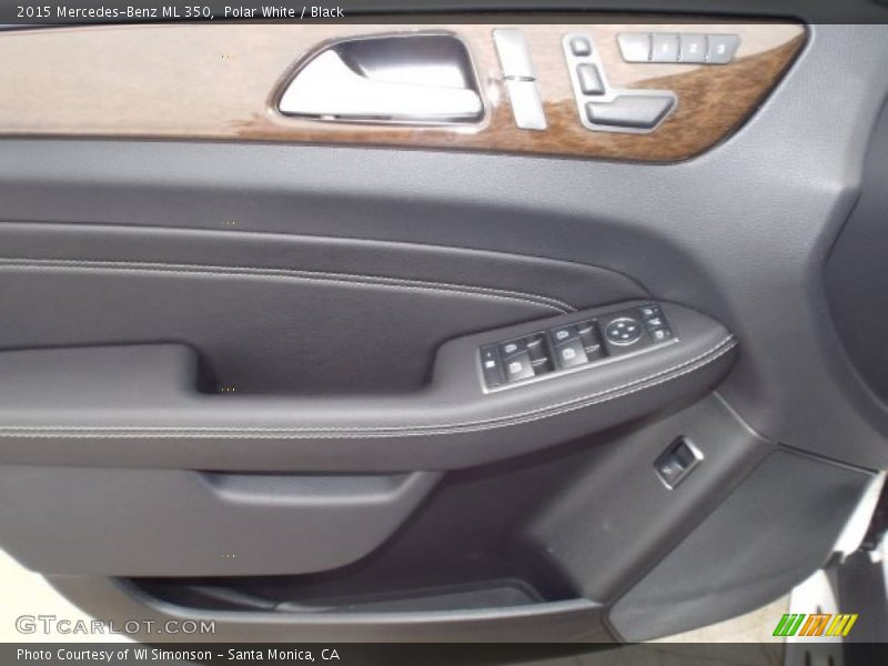 Polar White / Black 2015 Mercedes-Benz ML 350
