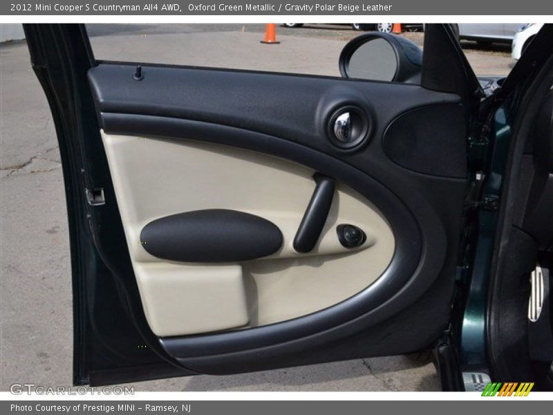 Oxford Green Metallic / Gravity Polar Beige Leather 2012 Mini Cooper S Countryman All4 AWD