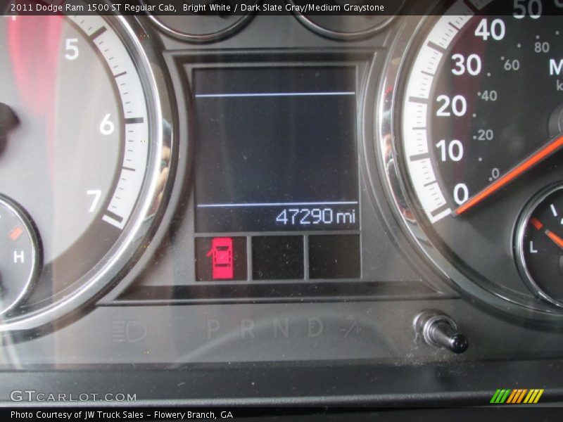 Bright White / Dark Slate Gray/Medium Graystone 2011 Dodge Ram 1500 ST Regular Cab