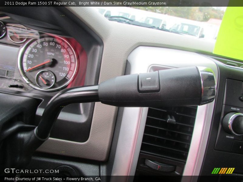 Bright White / Dark Slate Gray/Medium Graystone 2011 Dodge Ram 1500 ST Regular Cab