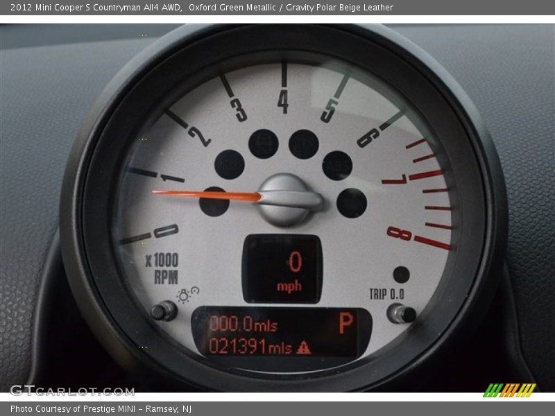 Oxford Green Metallic / Gravity Polar Beige Leather 2012 Mini Cooper S Countryman All4 AWD