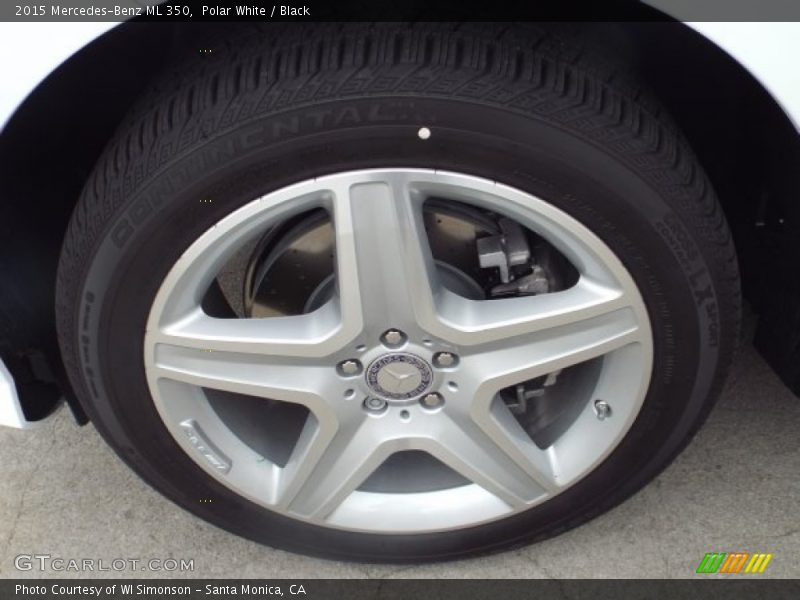 Polar White / Black 2015 Mercedes-Benz ML 350