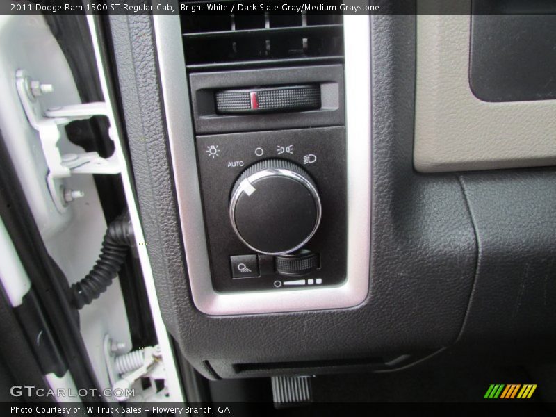 Bright White / Dark Slate Gray/Medium Graystone 2011 Dodge Ram 1500 ST Regular Cab