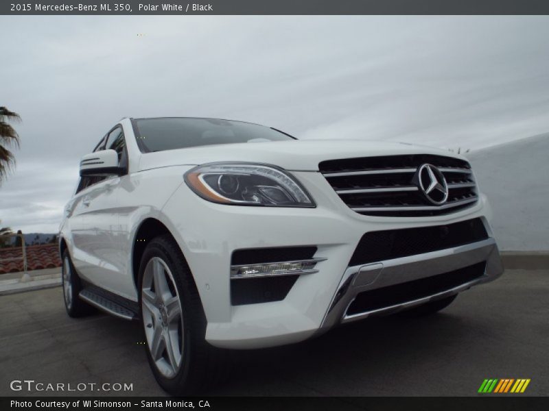 Polar White / Black 2015 Mercedes-Benz ML 350