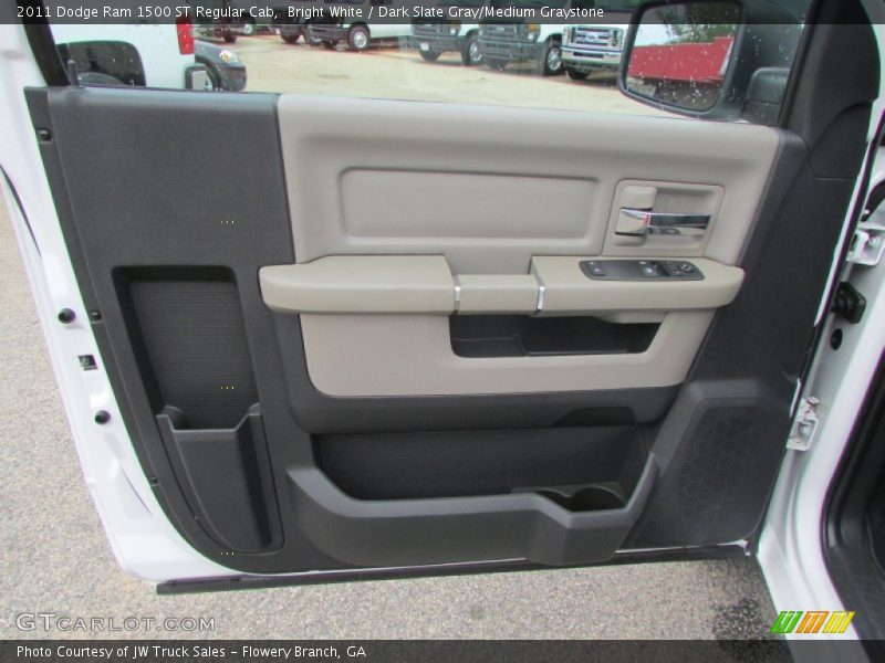 Bright White / Dark Slate Gray/Medium Graystone 2011 Dodge Ram 1500 ST Regular Cab