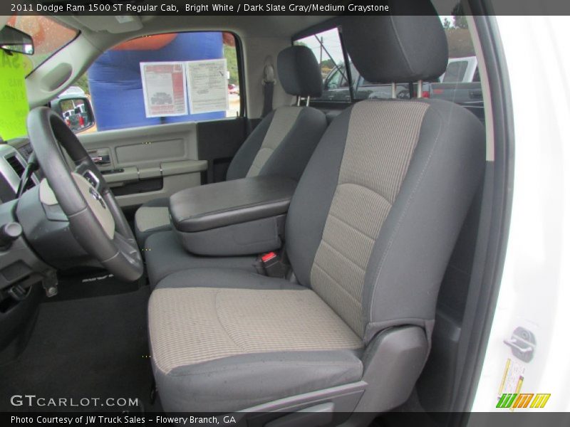 Bright White / Dark Slate Gray/Medium Graystone 2011 Dodge Ram 1500 ST Regular Cab