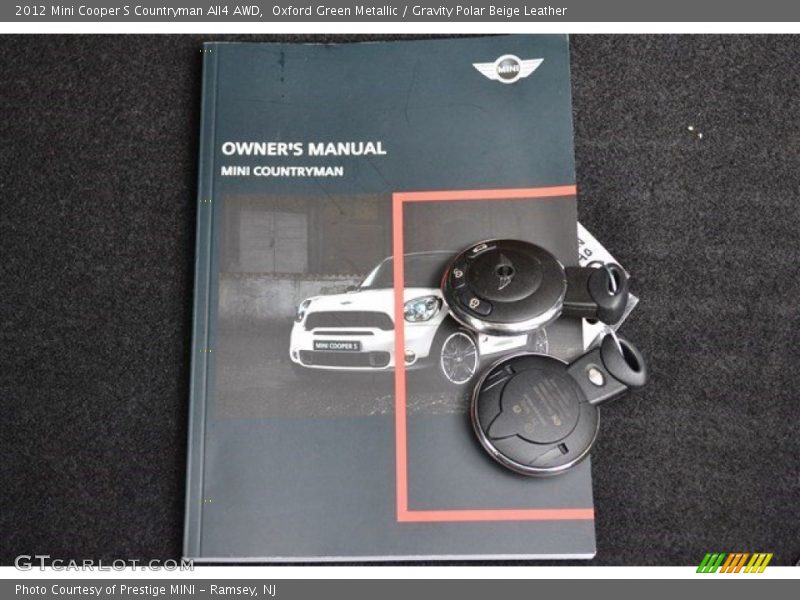 Oxford Green Metallic / Gravity Polar Beige Leather 2012 Mini Cooper S Countryman All4 AWD