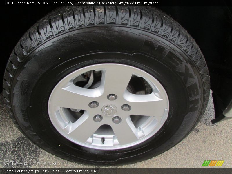 Bright White / Dark Slate Gray/Medium Graystone 2011 Dodge Ram 1500 ST Regular Cab