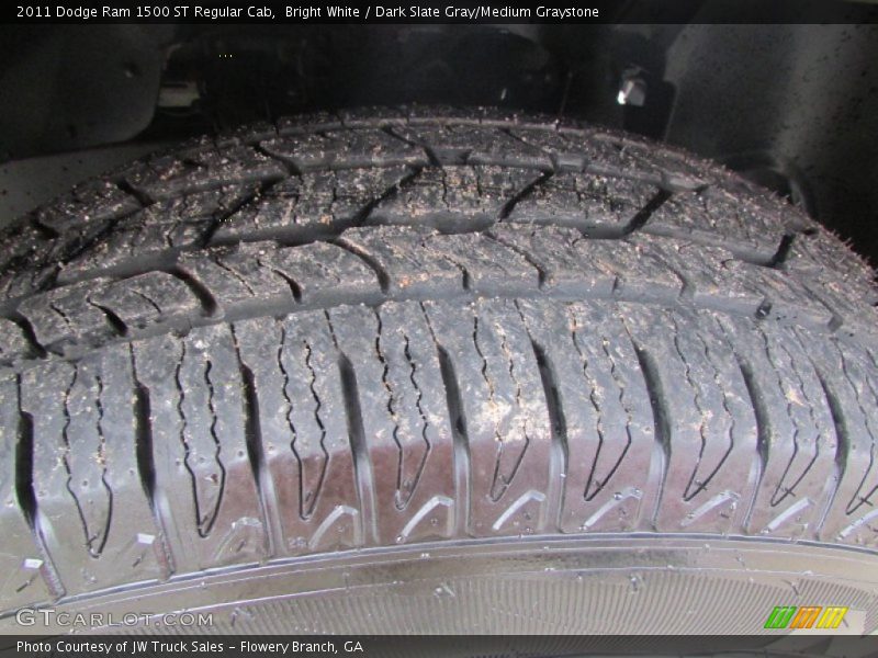 Bright White / Dark Slate Gray/Medium Graystone 2011 Dodge Ram 1500 ST Regular Cab