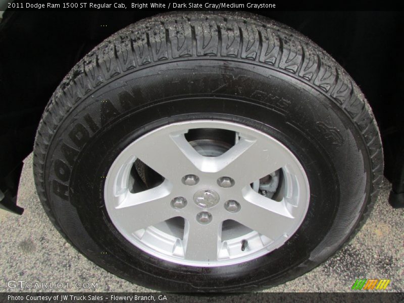 Bright White / Dark Slate Gray/Medium Graystone 2011 Dodge Ram 1500 ST Regular Cab