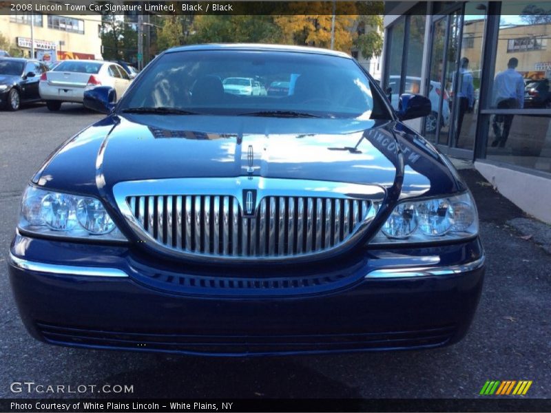 Black / Black 2008 Lincoln Town Car Signature Limited