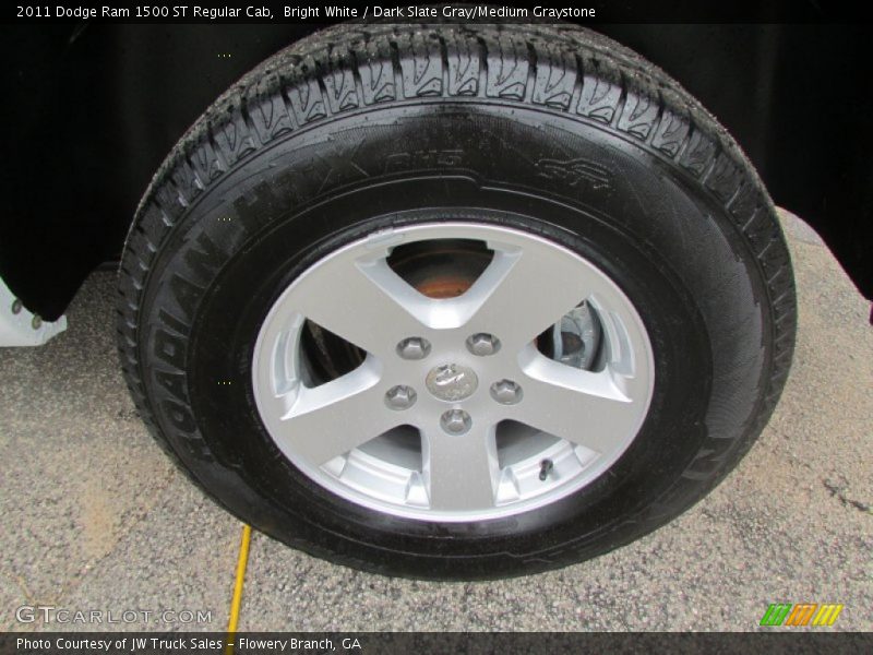 Bright White / Dark Slate Gray/Medium Graystone 2011 Dodge Ram 1500 ST Regular Cab