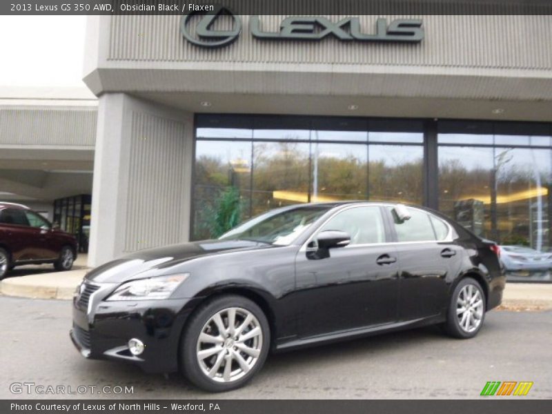 Obsidian Black / Flaxen 2013 Lexus GS 350 AWD