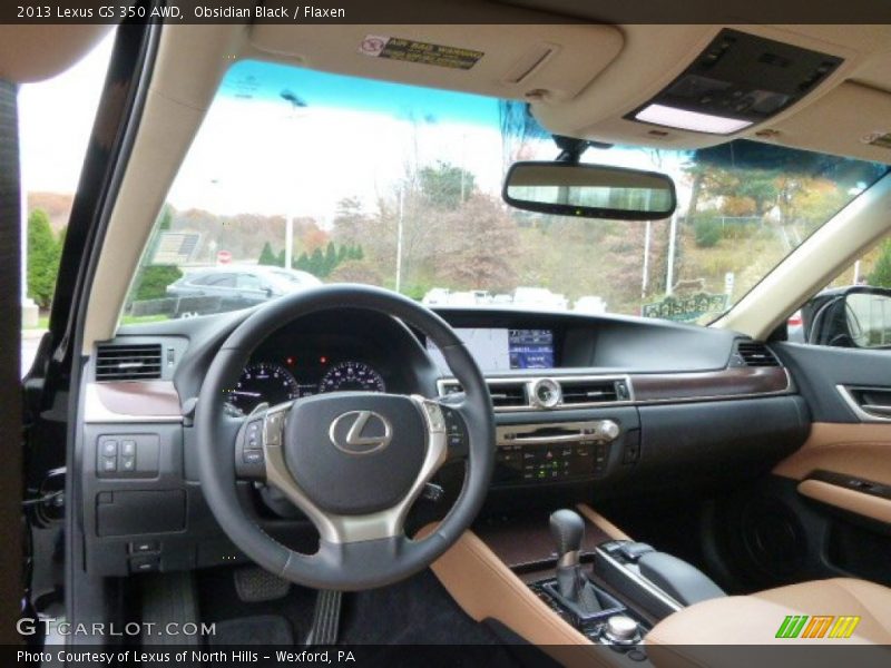 Obsidian Black / Flaxen 2013 Lexus GS 350 AWD