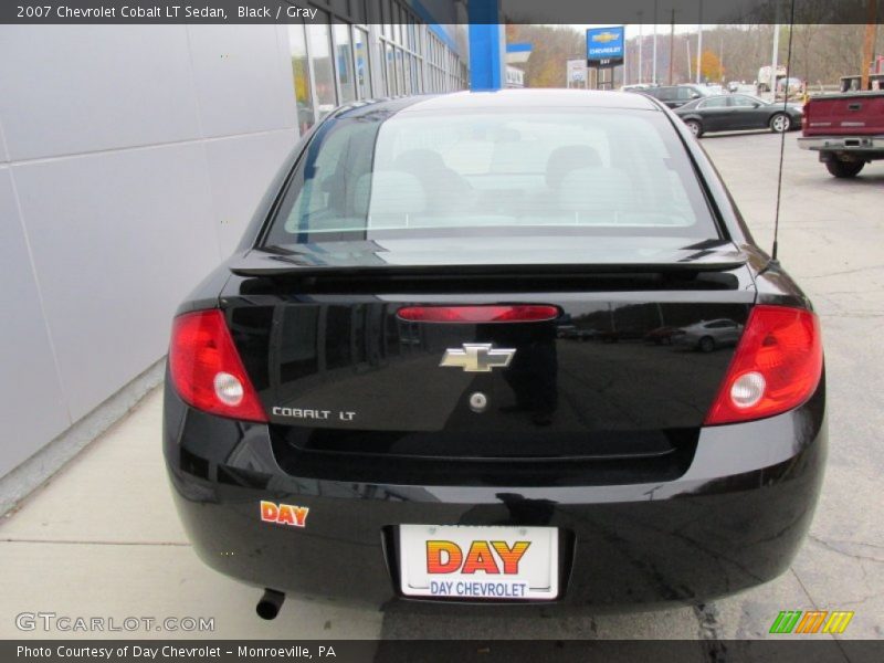 Black / Gray 2007 Chevrolet Cobalt LT Sedan