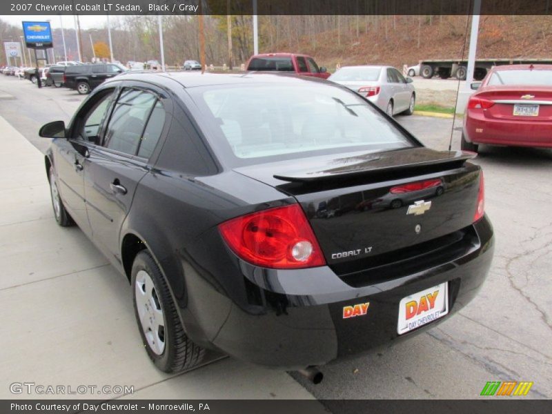 Black / Gray 2007 Chevrolet Cobalt LT Sedan