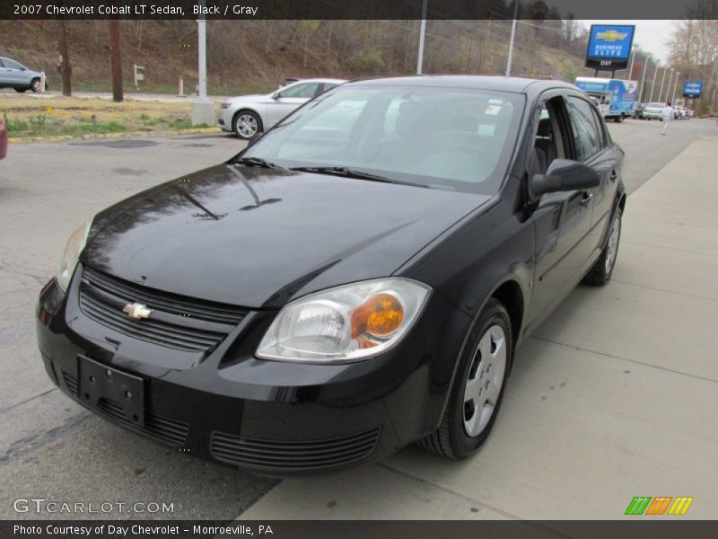 Black / Gray 2007 Chevrolet Cobalt LT Sedan